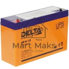 Батарея для ИБП Delta HR 6-12 (6V, 12Ah)