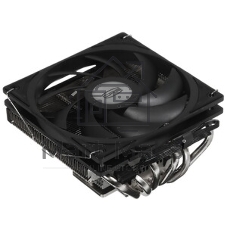 Кулер для процессора PCCooler RC600-67 (125W, 4-pin PWM, 67.5mm, Al, 4x6mm, 1x120мм, 62.5CFM, 32.5dBA, 2300RPM, S: 1851/1700/1200/115X, AM5/AM4, черный)
