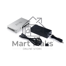 Коммутатор ZYXEL GS1200-5HPV3-EU0101F, 5×1 Гбит/с, 4×PoE+, 68 Вт, управляемый