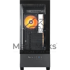 Компьютерный корпус Chieftec Vista черный без БП ATX 3x120мм 1xUSB2.0 1xUSB3.0 1xUSB3.1 audio bott PSU