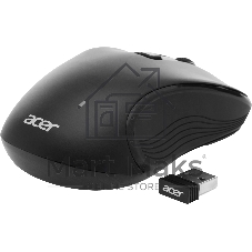 Мышь беспроводная Acer OMR303 черный, 1600 dpi, радиоканал, USB, кнопки - 6