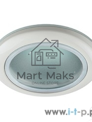 Настольные светильники ЭРА WR1 WH Светильник влагозащищенный MR16,12V/220V, 50W белый