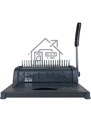 Переплетчик ГЕЛЕОС БП-12 на пластиковую пружину, А4, ручная перфорация 12 листов, переплет макс до 500 л., глубина перфорации 3,5-5,5 мм