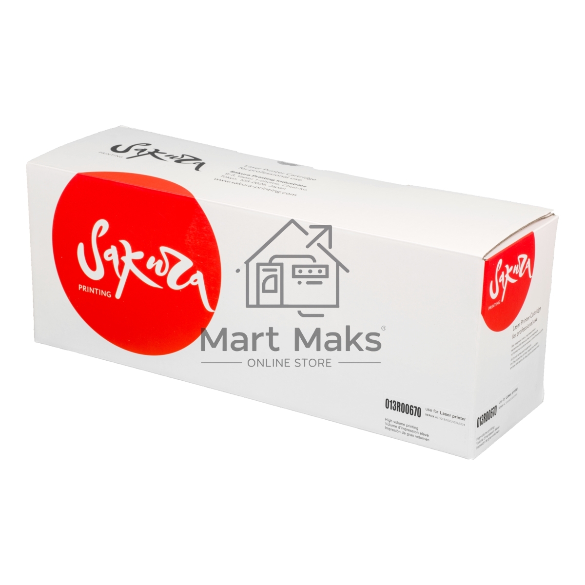 Фотобарабан Sakura 013R00670 для Xerox WC 5019/5021/5022/5024, 80 000 к.