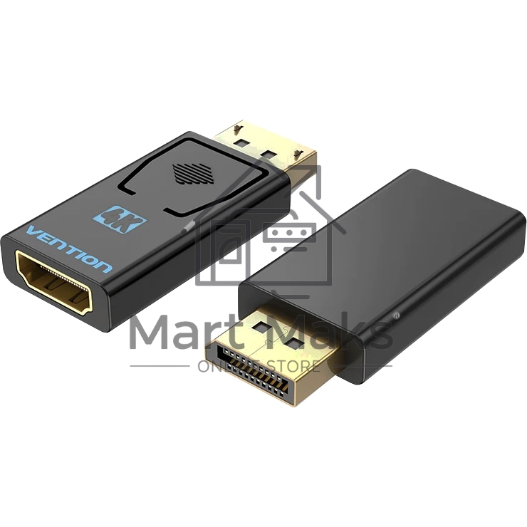 Адаптер-переходник Vention DisplayPort 20M > HDMI F 4K