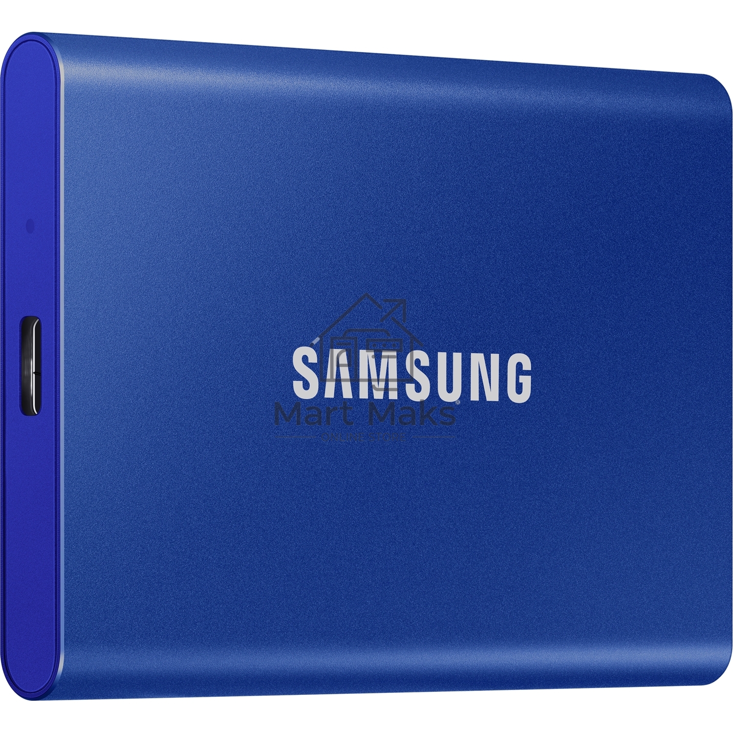 Твердотельный накопитель Samsung SSD 2TB T7, USB Type-C, R/W 1000/1050MB/s, Blue