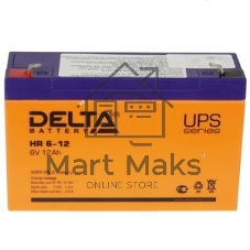 Батарея для ИБП Delta HR 6-12 (6V, 12Ah)