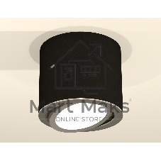 Светильник Ambrella Light XS7402002 SBK/PSL черный песок/серебро полированное MR16 GU5.3 (C7402, N7003)