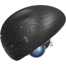 Трекбол Logitech M575S черный оптическая 2000dpi беспров. BT/Radio USB2.0 (910-007035)