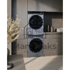 Сушильная машина Haier HD100-A3397SU1 кл.энер.:A+++ макс.загр.:10кг серый (CF0J50E00RU)
