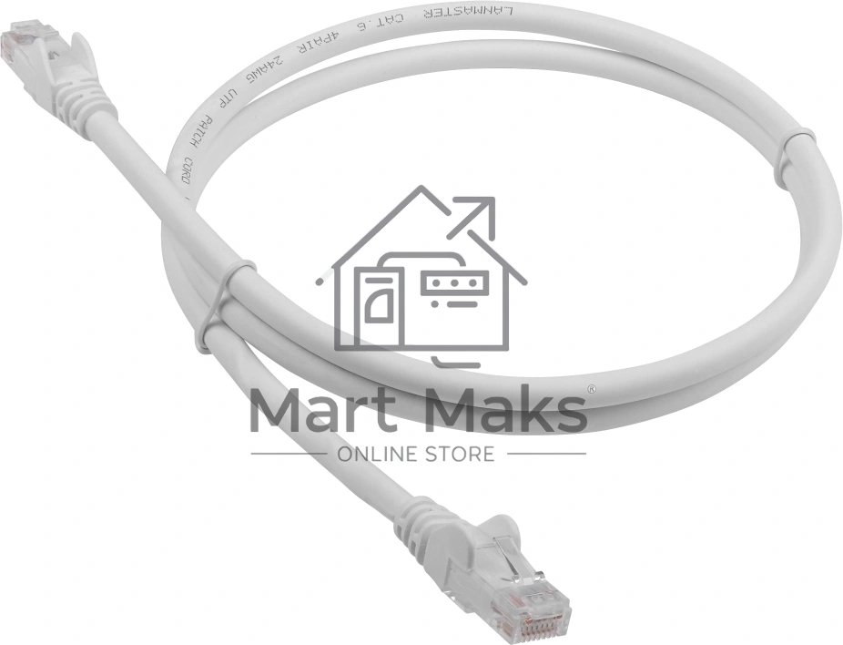 Патч-корд Lanmaster LAN-PC45/U6-15-WH UTP RJ-45 вил.-вилка RJ-45 кат.6 15м белый LSZH