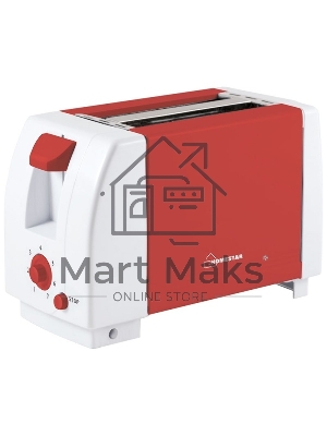 Тостер Homestar HS-2002, 750 Вт, коралл