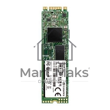 Накопитель SSD Transcend MTS830S, 256Gb, M.2 2280, SATA3, R/W 560/500