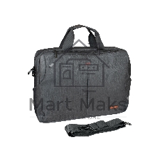 Сумка для ноутбука ExeGate BusinessPro EСС-012 Black, water resistant, черная, водоотталкивающий полиэстер, 15.6