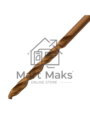 Сверло по металлу Matrix, 2,5 мм, HSS, нитридтитановое покрытие, цилиндрический хвостовик