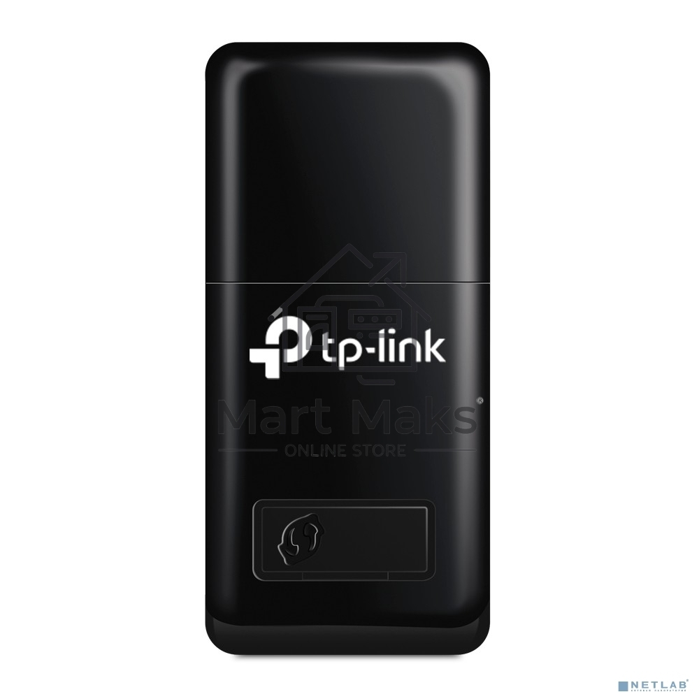 Сетевой адаптер TP-Link SOHO TL-WN823N Беспроводной USB мини адаптер 300Мбит/с стандарта N c кнопкой QSS(Realtec)