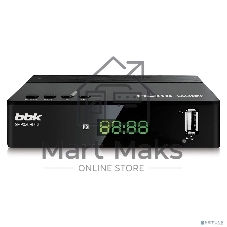 Ресивер DVB-T2 BBK SMP026HDT2 черный