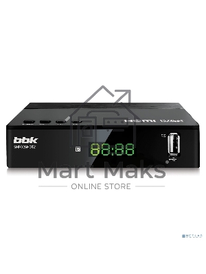 Ресивер DVB-T2 BBK SMP026HDT2 черный