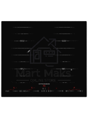 Встраиваемые индукционные панели Kuppersberg ICS 645 F стеклокерамическая,ширина 60 см, Стеклокерамика KANGER, 2 зоны 1,5 кВт(BOOSTER 2 кВт), 2 зоны 2 кВт(BOOSTER 2,8 кВт), Управление электронное сенсорное/слайдер, 5 цифровых дисплев, 9 уровней мощности, 
