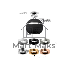 Корпус светильника C1102 SBK черный песок D100*H80mm MR16 GU5.3 LED 3W 4200K