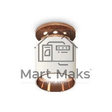 Светильник Ambrella Light XS6301201 SWH/PPG белый песок/золото розовое полированное MR16 GU5.3 (N6906, C6301, N6114)