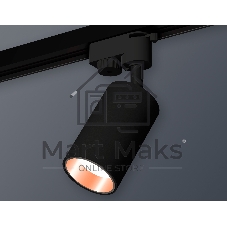 Светильник Ambrella light XT6323024 SBK/PPG черный песок/золото розовое полированное MR16 GU5.3 (A2521, C6323, N6114)