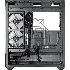 Компьютерный корпус Chieftec Vista черный без БП ATX 3x120мм 1xUSB2.0 1xUSB3.0 1xUSB3.1 audio bott PSU