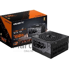 Блок питания Gigabyte ATX 750W GP-GME750GM PG5 80+ gold (20+4pin) APFC 120mm fan 8xSATA Cab Manag RTL