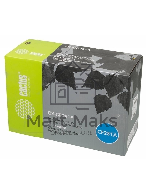 Картридж лазерный Cactus CS-CF281A черный (10500 стр.) для HP LJ Enterprise M630