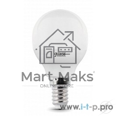 Лампа светодиодная Gauss 53210 LED Elementary Шар 10W E27 880lm 3000K 1/10/100 0