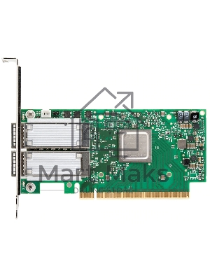 Сетевая карта Infiniband ConnectX®-5 Ex VPI adapter card, EDR IB (100Gb/s) and 100GbE, dual-port QSFP28, PCIe4.0 x16, tall bracket