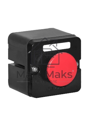 Пост кнопочный ПКЕ-212/1 красн. гриб. Электродеталь ПКЕ-212/1.1К.Гр