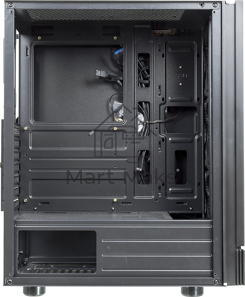 Компьютерный корпус AeroCool / Formula F-33RGB черный без БП ATX 3x120mm 2xUSB2.0 1xUSB3.0 audio bott PSU