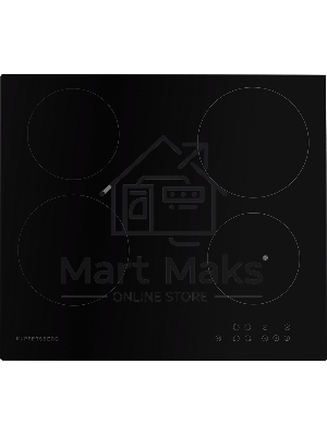 Электрическая варочная панель Kuppersberg ECO 601/ширина 60 см, 4 зоны ускоренного нагрева HI-Light, сенсорное управление, 5 цифровых дисплев, 9 уровней мощности, автоотключение, защита от детей, индикаторы остаточного тепла, Таймер, Stop & Go, черный, пр