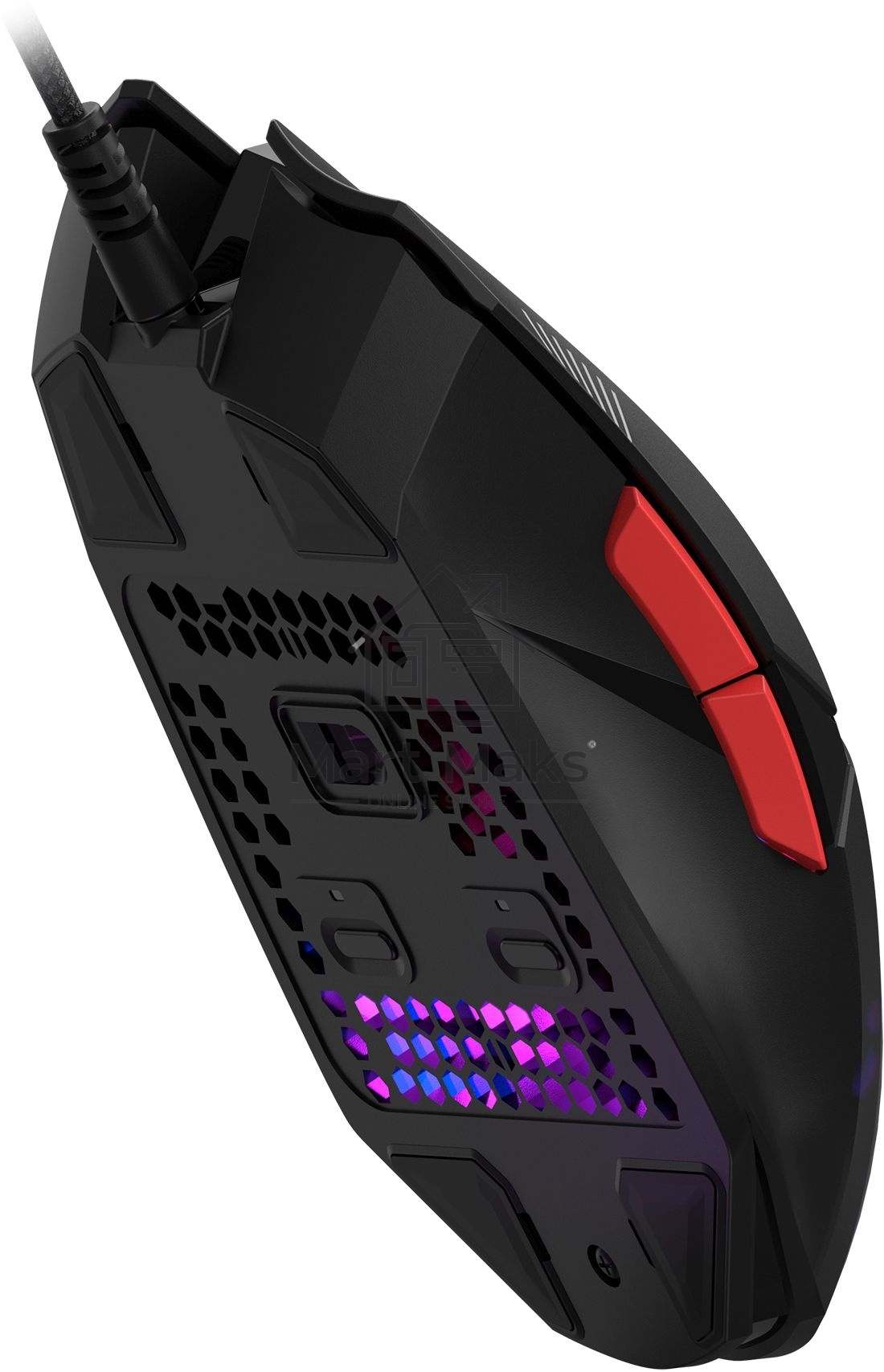 Мышь проводная A4Tech Bloody W60 Max Mini черный, 12000 dpi, USB, кнопки - 9
