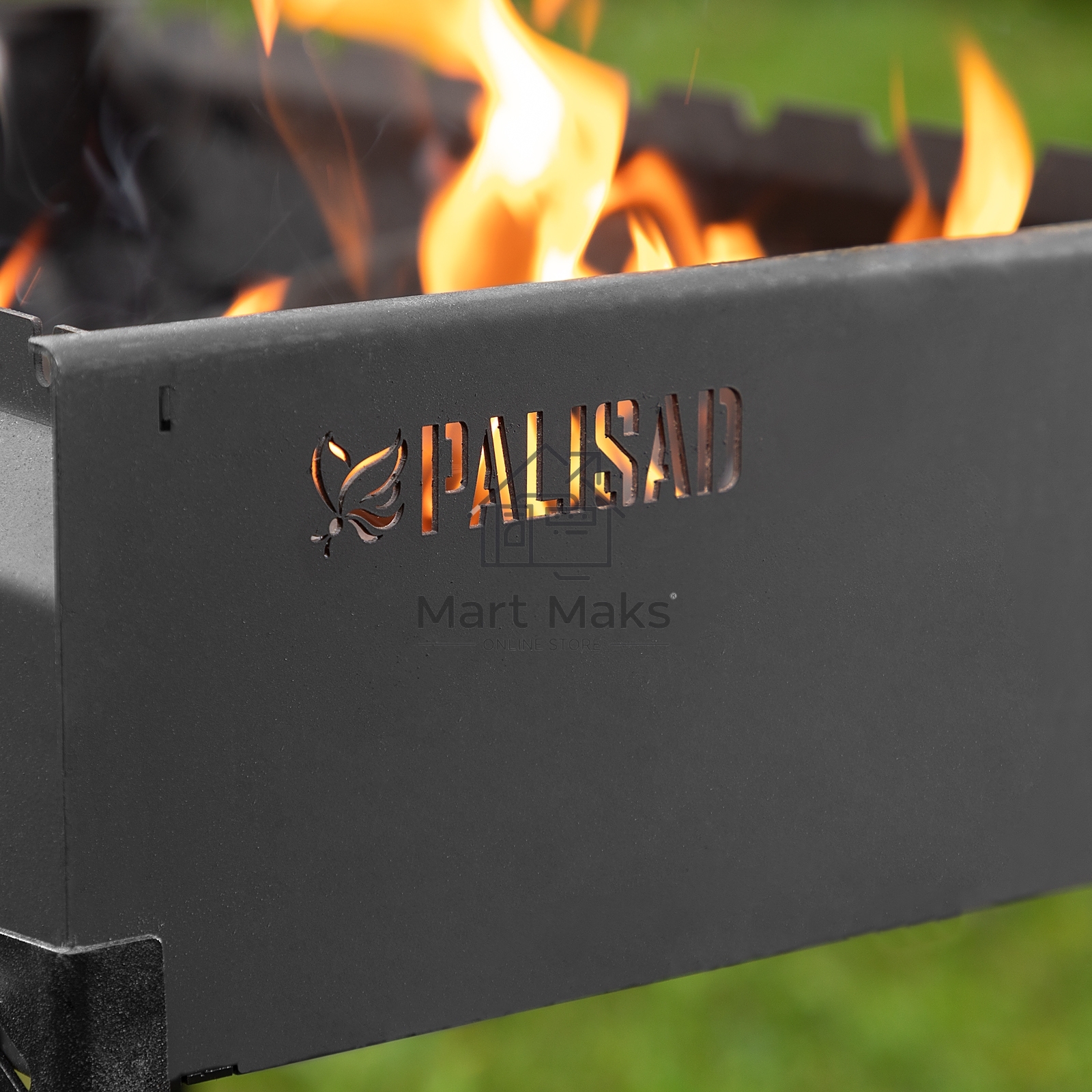 Мангал сварной, 605х375х138/640 мм, сталь 2 мм, Camping Palisad