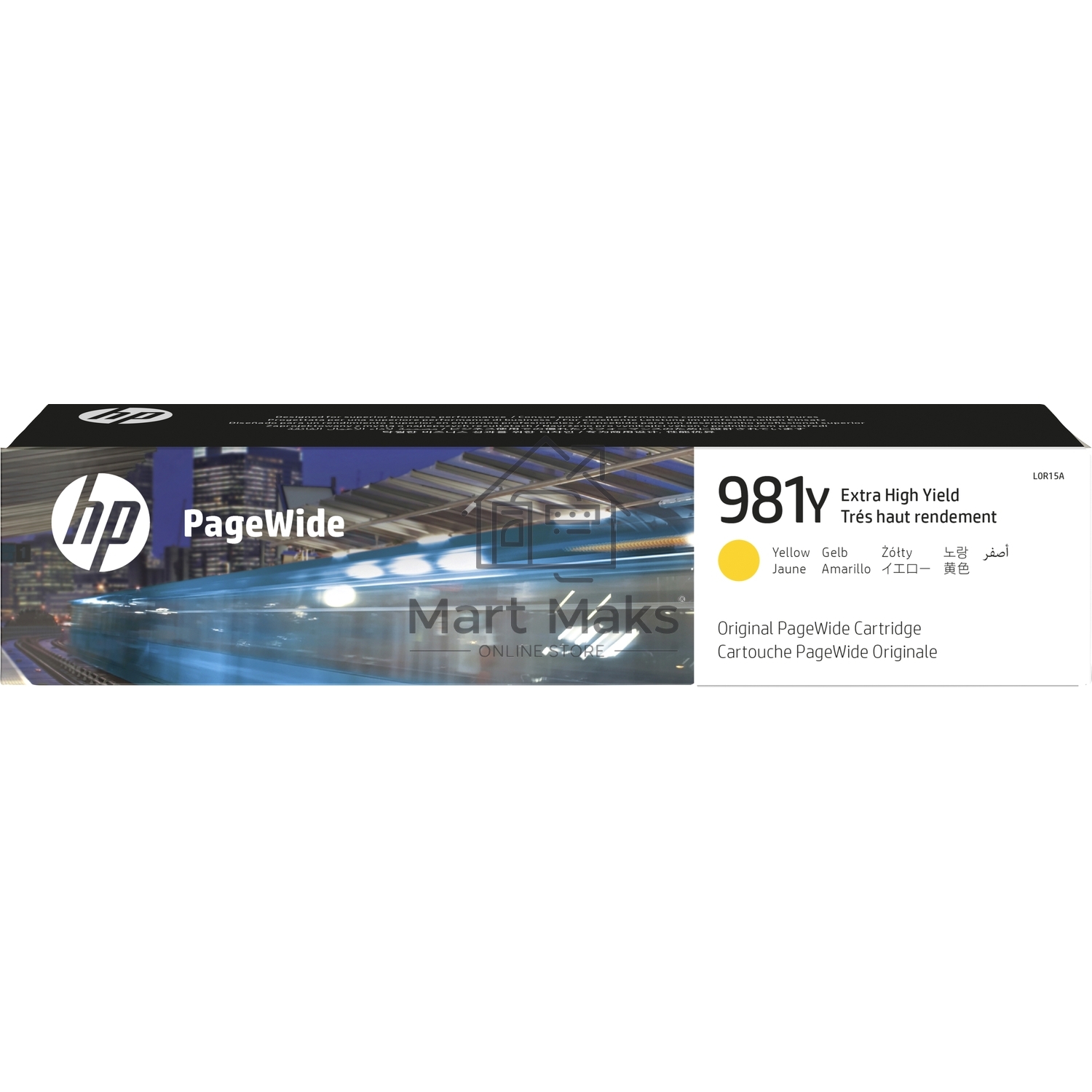 Картридж струйный HP 981Y желтый Original PageWide Crtg