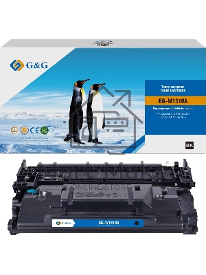 Картридж лазерный G&G GG-W1510A черный (3050 стр.) для HP LJ Pro 4003n/dn/dw/MFP4103 fdn/fdw