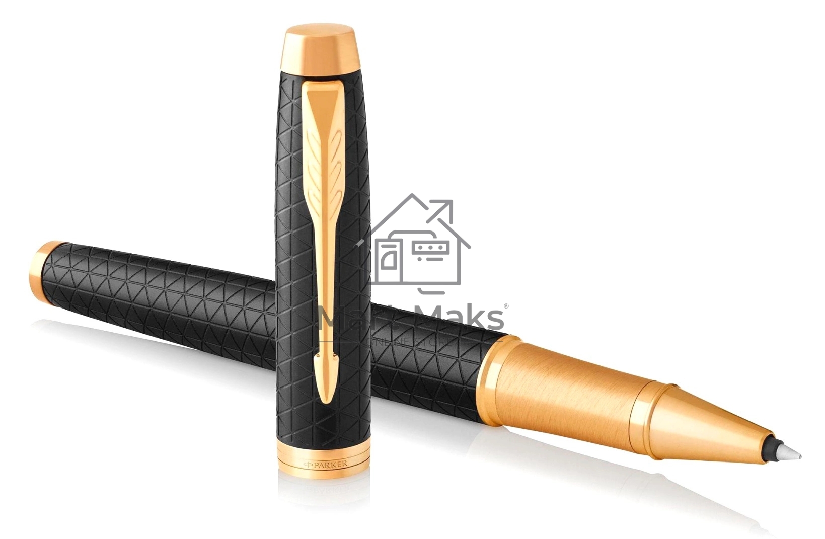 Ручка роллер Parker IM Premium T323 (CW1931660) Black GT F, черные чернила, подарочная коробка