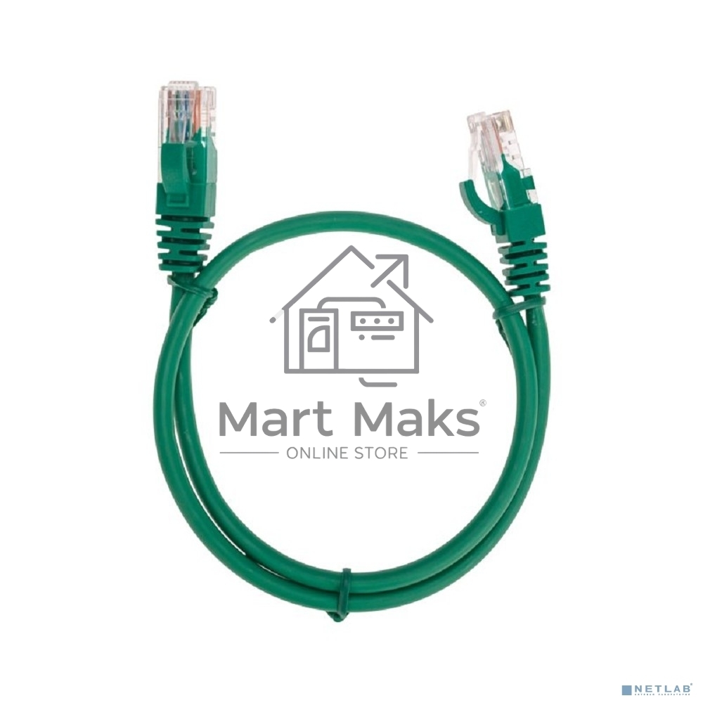 Патч-корд U/UTP Rexant cat.5e, RJ45-RJ45, 26AWG, ZH нг(А)-HF, зеленый, 0,5 м