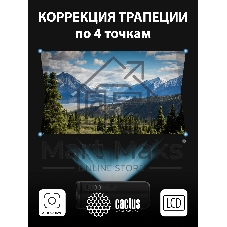 Проектор Cactus CS-PRM.01B.Full HD-A LCD 19000Lm LS 700Lm ANSI (1920x1080) 2500:1 ресурс лампы:50000часов 2xUSB typeA 2xHDMI 1.8кг