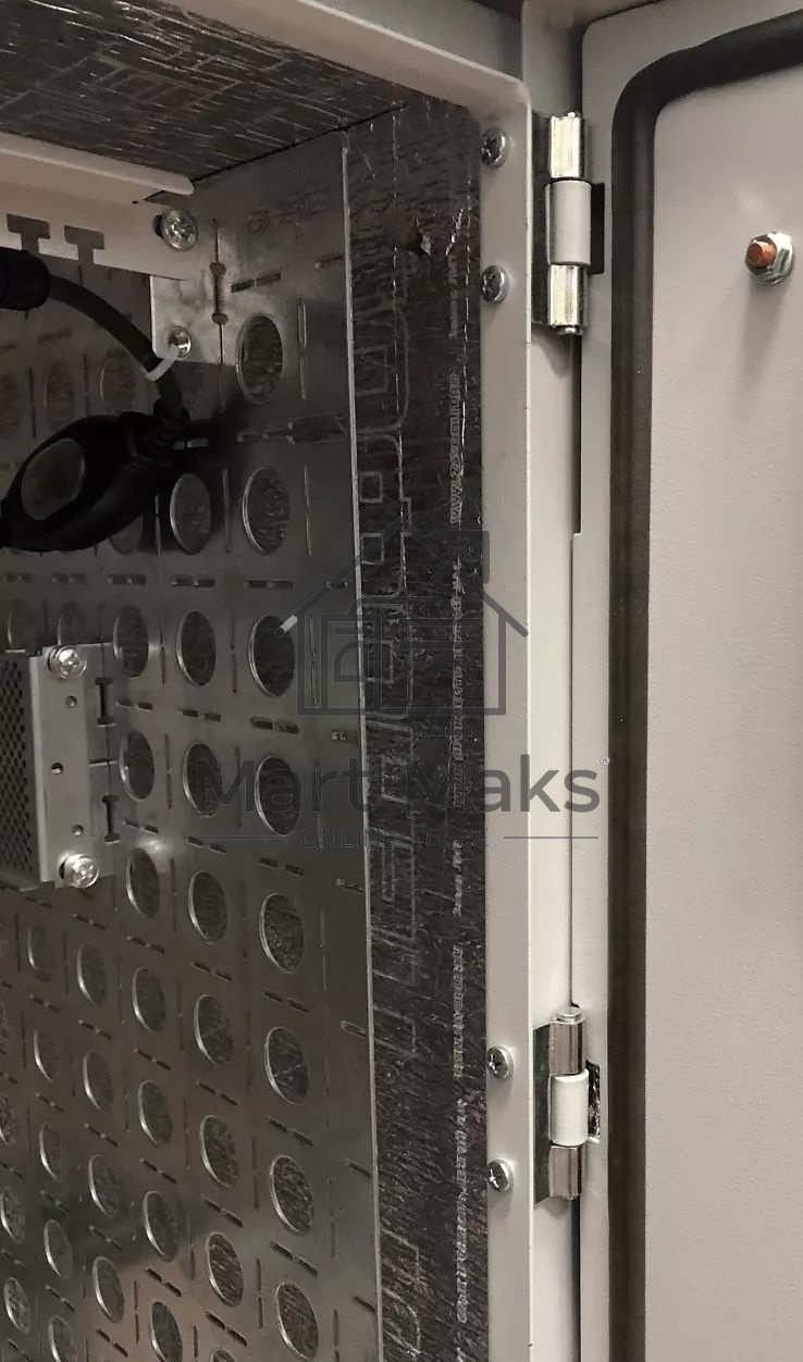 Шкаф уличный всепогодный укомплектованный настенный ЦМО ШТВ-Н, IP65, 18U, корпус: сталь, 900х600х530 мм (ВхШхГ), серый