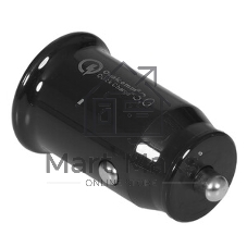 Автомобильное зарядное устройство Cablexpert MP3A-UC-CAR23, 20Вт, быстрая зарядка QC3.0/PD, 2 порта: USB и Type-C