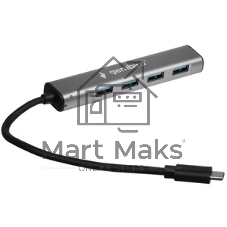 USB-концентратор Gembird UHB-C474, USB Type-C, 4хUSB, USB Type-C