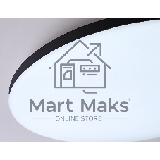 Умный светодиодный светильник FZ2005 BK черный IP54 25W 3000K-6500K+RGB Wi-Fi Алиса/Tuya/Smart Home/Alexa D370*55 (ПДУ ИК)