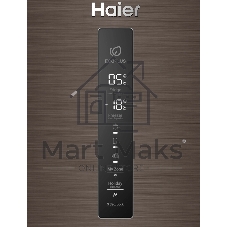 Холодильник Haier C4F740CDBGU1 графитовый двухкамерный 286/115л морозилка снизу, No Frost