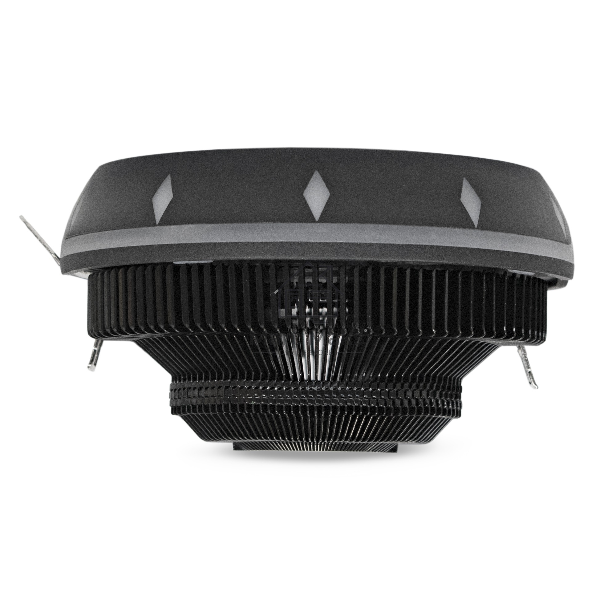 Кулер для процессора ExeGate Dark Magic EE126M-PWM.RGB черный, 120 мм, алюминий, 2000 об/мин, 24 дБ, 4 pin, 100 Вт, 65 мм