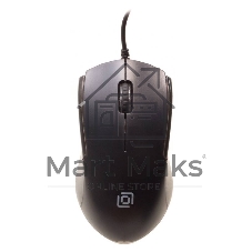 Мышь проводная Oklick 245M черный, 1000 dpi, USB, кнопки - 3