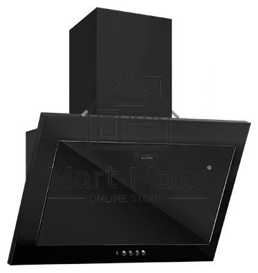 Вытяжка наклонная Elikor Коралл 60П-430-К3Д чёрный, 60 см, 430 м³/ч, 35 дБ