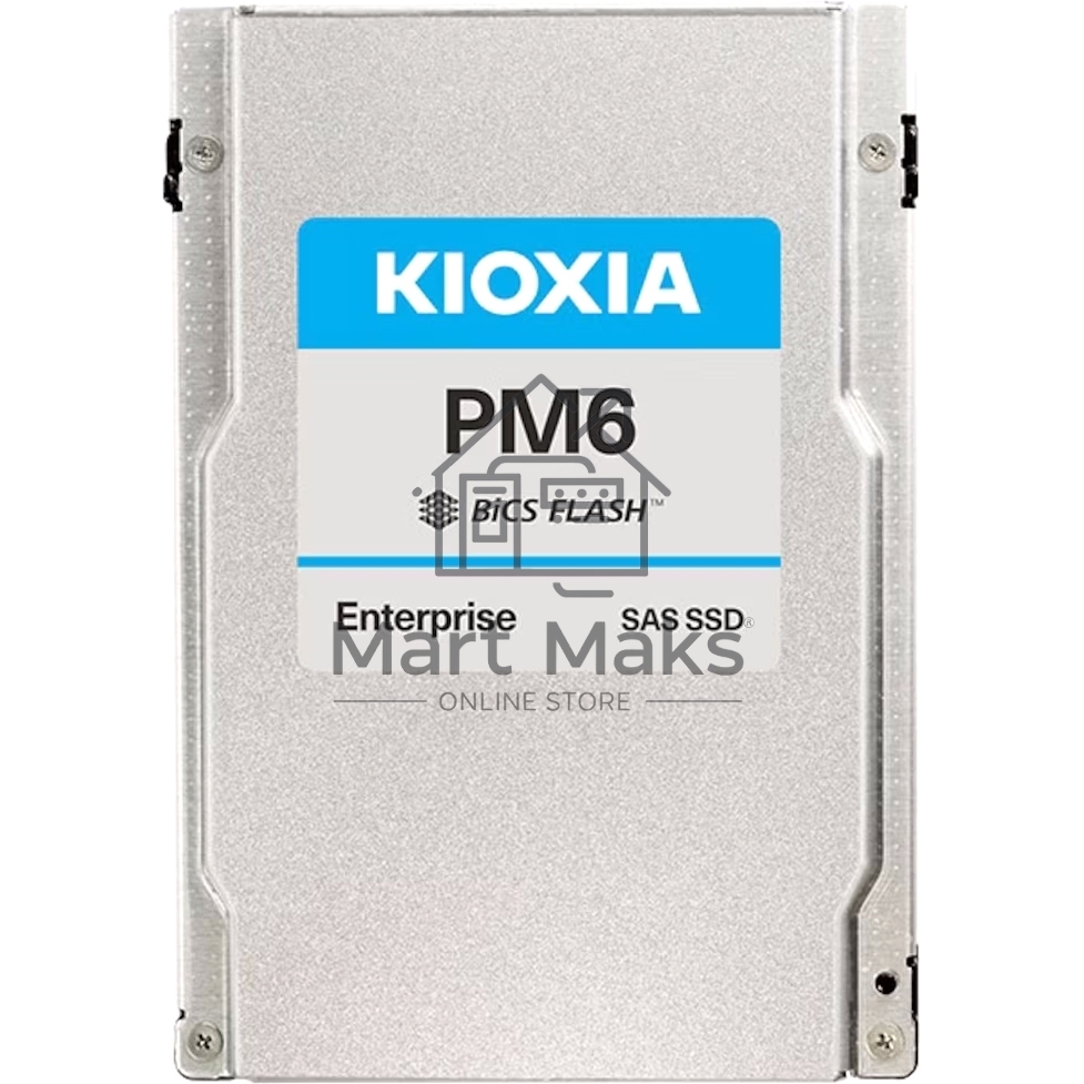 Накопитель SSD Kioxia PM6-R, 7.68Tb, SAS 24Gbit/s, 2.5